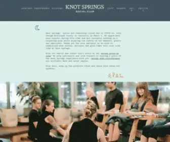 Knotsprings.com(Knot Springs) Screenshot