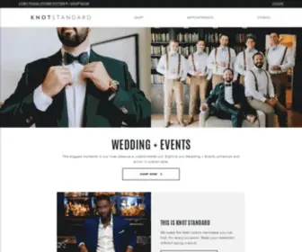 Knotstandard.com(Custom Menswear) Screenshot