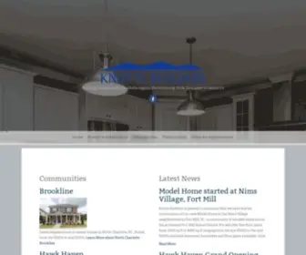 Knottsbuilders.net(Award-Winning New Home Builder) Screenshot