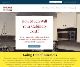 Knottyaldercabinets.com(Wholesale Kitchen &amp; Bathroom RTA Cabinets) Screenshot