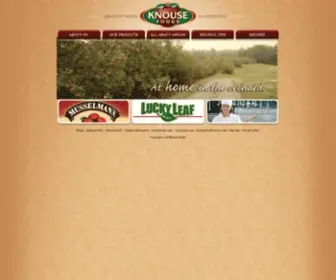 Knouse.com(Knouse Foods) Screenshot