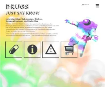 Know-Drugs.ch(Just Say Know) Screenshot