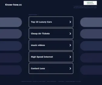 Know-HOW.cc(Know HOW) Screenshot