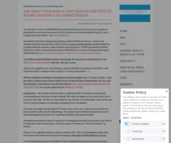 Know-THE-Risk-OF-5FU-Chemotherapy.com(Know the Risk of Chemotherapy Treatments with 5) Screenshot