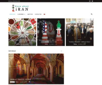 Knowaboutiran.com(Iran in a promised borderless world) Screenshot