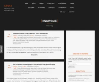 Knowbaseconsult.com(Career Information Portal) Screenshot