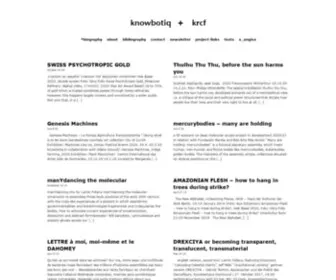 Knowbotiq.net(knowbotiq) Screenshot