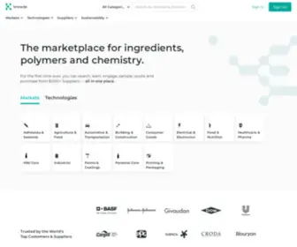 Knowde.com(Chemicals Marketplace) Screenshot