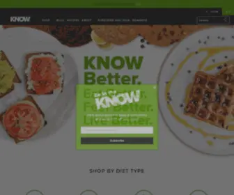 Knowfoods.com(Create an Ecommerce Website and Sell Online) Screenshot