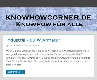 Knowhowcorner.de(KnowHow) Screenshot