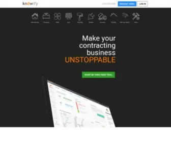 Knowify.com(Construction management software) Screenshot