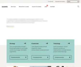 Knowit.dk(Din virksomhed digitaliseret) Screenshot