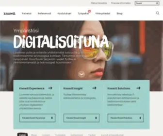 Knowit.fi(Ympäristösi digitalisoituna) Screenshot