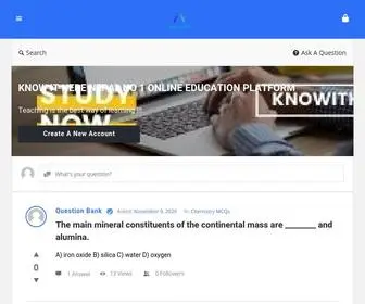 Knowithere.com(Learn online) Screenshot