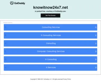 Knowitnow24X7.net(KnowItNow) Screenshot