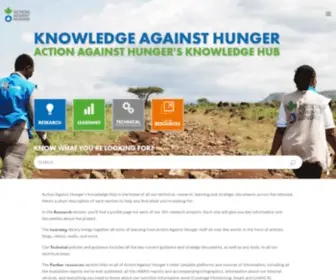 Knowledgeagainsthunger.org(Knowledge Against Hunger) Screenshot