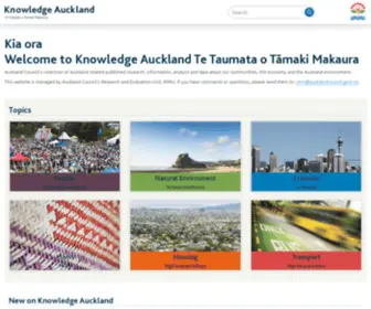 Knowledgeauckland.org.nz(Knowledge Auckland) Screenshot