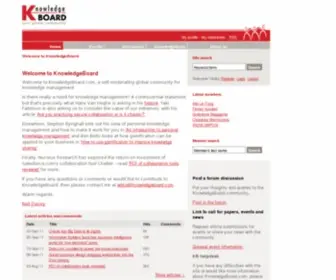 Knowledgeboard.com(knowledgeboard) Screenshot