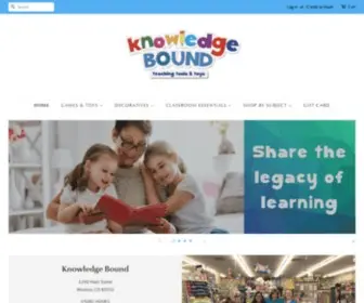 Knowledgebound.net(Knowledge Bound Teaching Tools & Toys) Screenshot