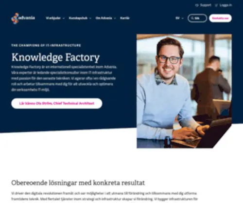 Knowledgefactory.se(Knowledge Factory) Screenshot
