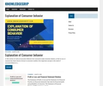 Knowledgegrip.com(A knowledge hub) Screenshot