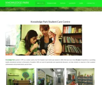 Knowledgepark.com.sg(Knowledge Park Website) Screenshot