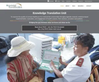 Knowledgetranslation.co.za(Knowledge Translation Unit) Screenshot