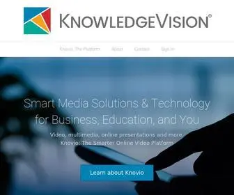 Knowledgevision.com(KnowledgeVision Systems) Screenshot