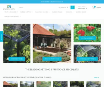 Knowlenets.co.uk(Fruit Cages I Garden Netting I Pest Control Netting) Screenshot