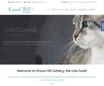 Knowlhillcattery.co.uk(Cattery in Twyford) Screenshot