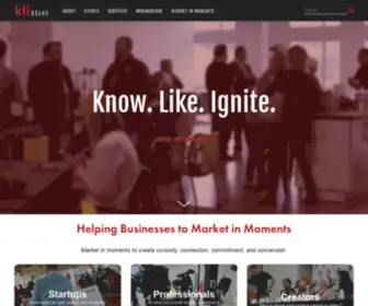 Knowlikeandignite.com(Know. Like. Ignite) Screenshot