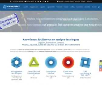 Knowllence.com(Analyse des risques logiciel AMDEC EvRP DUER Environnement) Screenshot