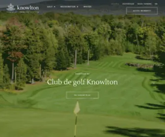 Knowltongc.ca(Club de golf de Knowlton) Screenshot