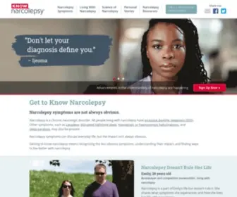 Knownarcolepsy.com(Get to Know Narcolepsy) Screenshot