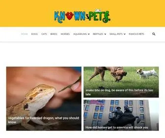 Knownpets.com(Known Pets) Screenshot