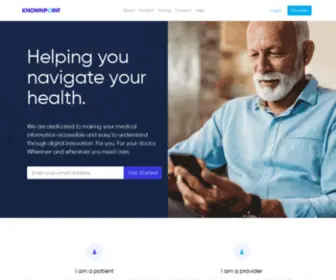 Knownpointtechnologies.com(Fast, easy access to your medical records) Screenshot