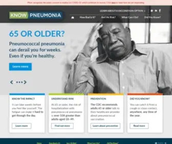 Knowpneumonia.com(Know Pneumonia) Screenshot