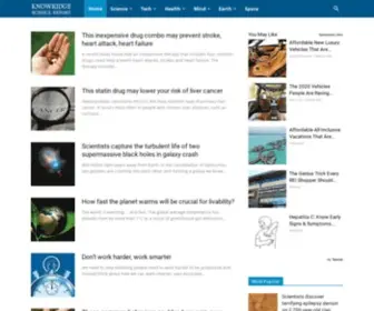Knowridge.com(Knowridge science report is an independent online scientific magazine. knowridge®) Screenshot
