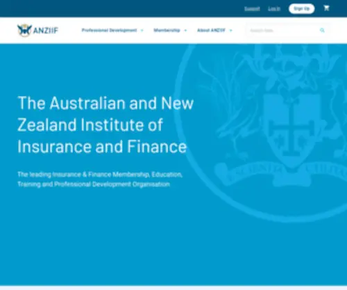 Knowrisk.com.au(The Australian and New Zealand Institute of Insurance and Finance) Screenshot