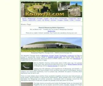 Knowth.com(Newgrange, Knowth, Dowth, Tara) Screenshot