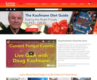 Knowthecause.com(A primary mission for Know the Cause) Screenshot