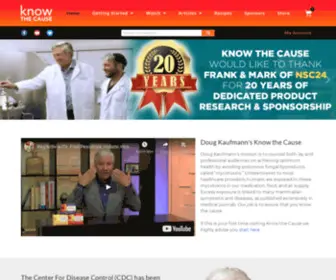 Knowthecausestore.com(A primary mission for Know the Cause) Screenshot
