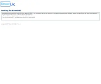 Knowuk.co.uk(KnowUK) Screenshot