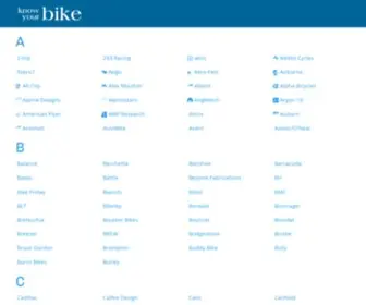 Knowyourbike.com(Know Your Bike) Screenshot