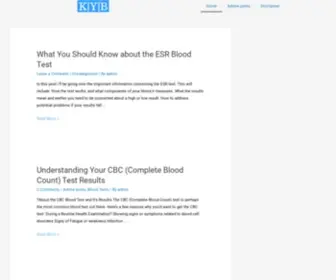 Knowyourblood.com(Know Your Blood) Screenshot