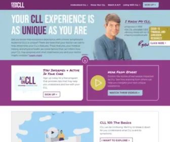 Knowyourcll.com(Chronic Lymphocytic Leukemia) Screenshot