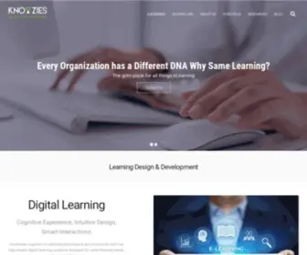 Knowzieslearning.com(Knowzies Interactive Solutions) Screenshot