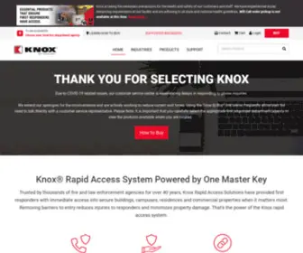 Knox.com(Knox Safety) Screenshot