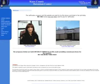 Knoxcountydetention.com(The Knox County Detention Center) Screenshot
