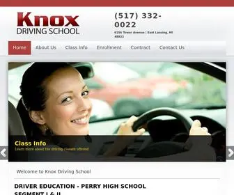 KnoxDrivingschoolllc.com(Knox Driving School) Screenshot